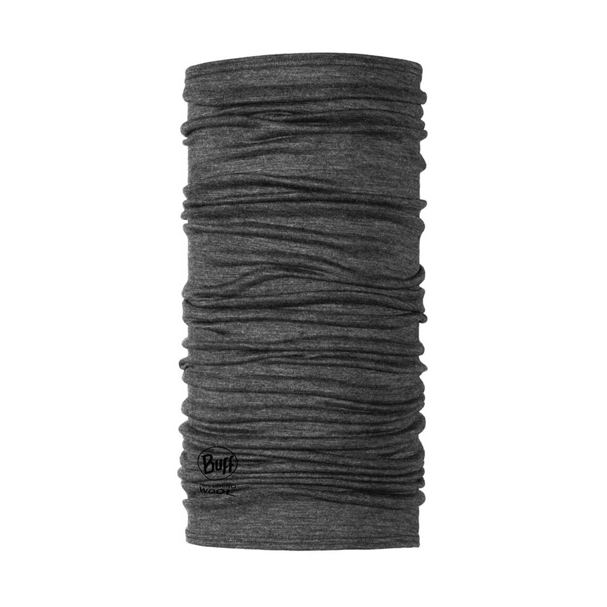 Buff Merino Wool Neck Gaiter in Grey